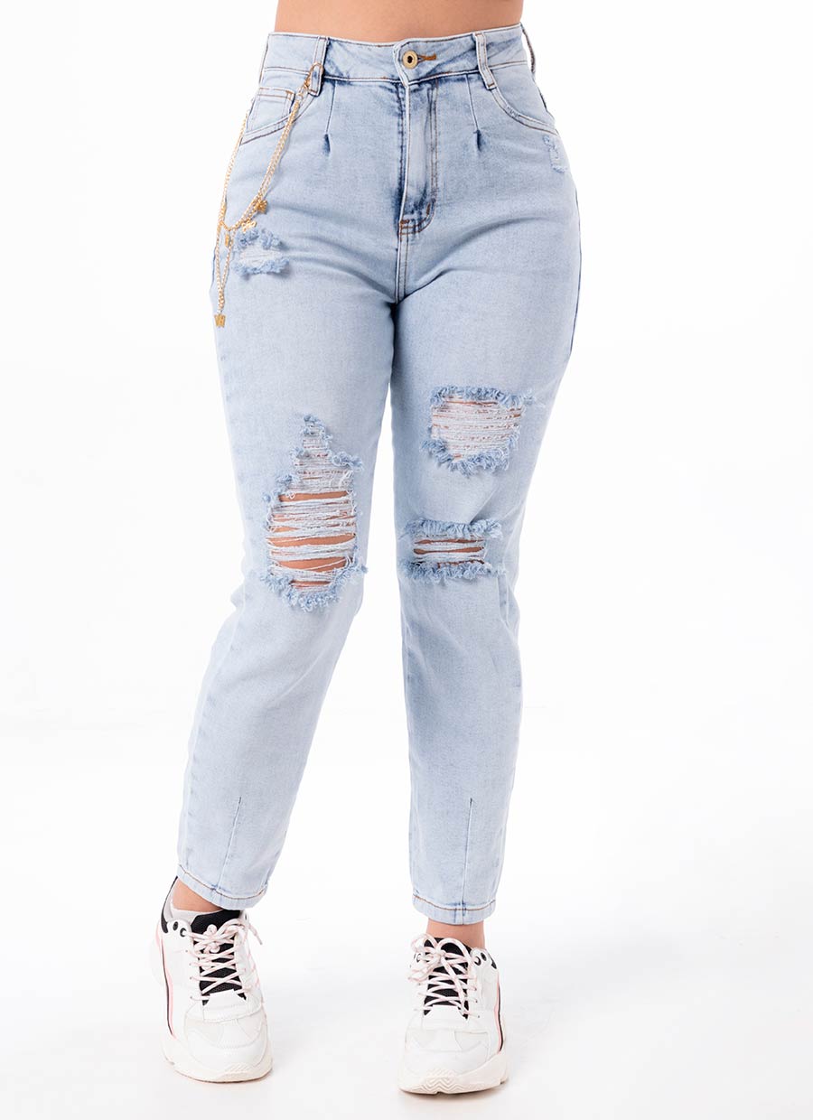 Pantalon Denim Stch. (Slouchy) Trills 1 Ice Dstyr Squeeze