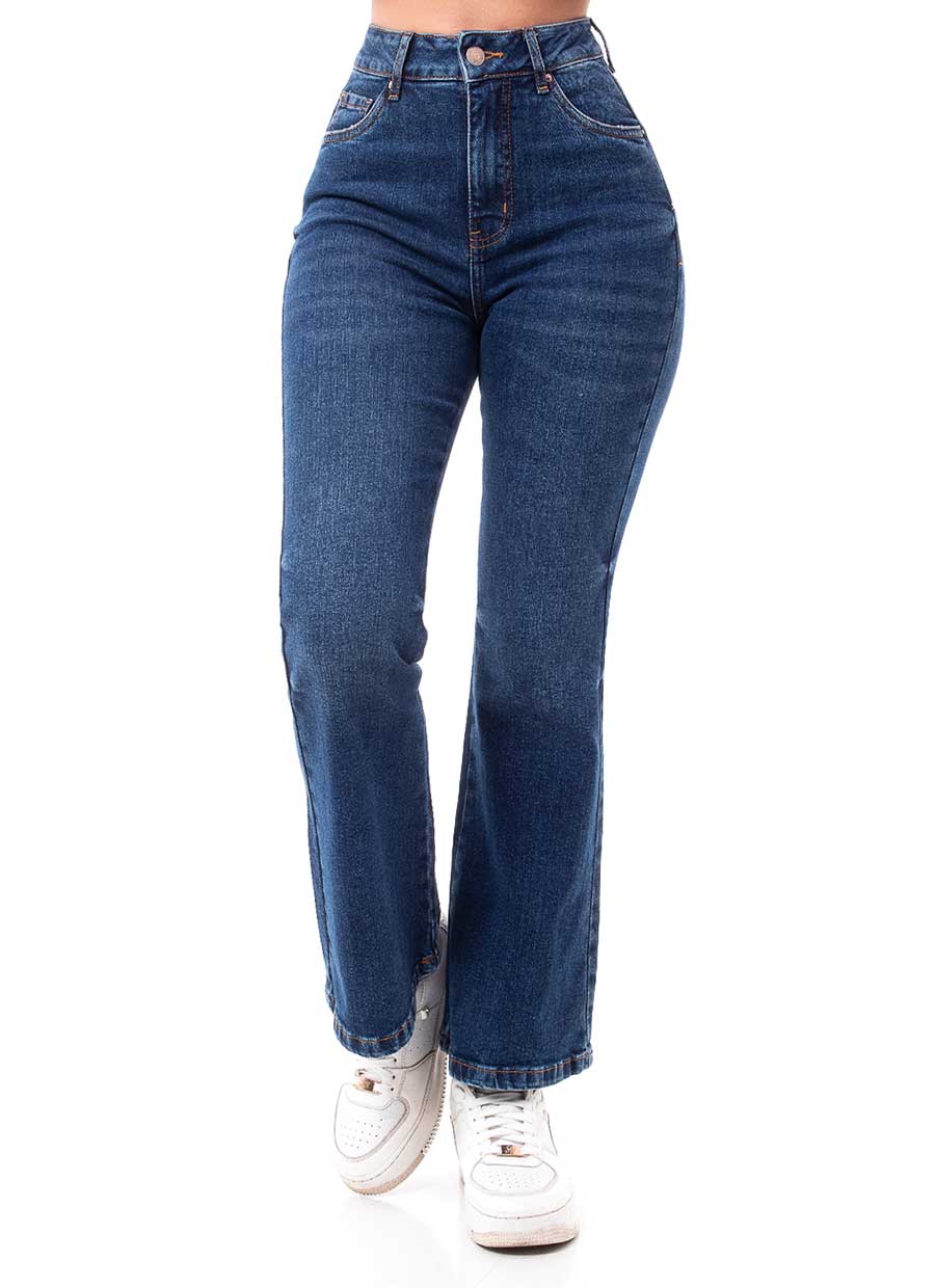 Pantalon JustFab The Flare – Taille 29 – Délavé Foncé – Neuf Avec étiquettes