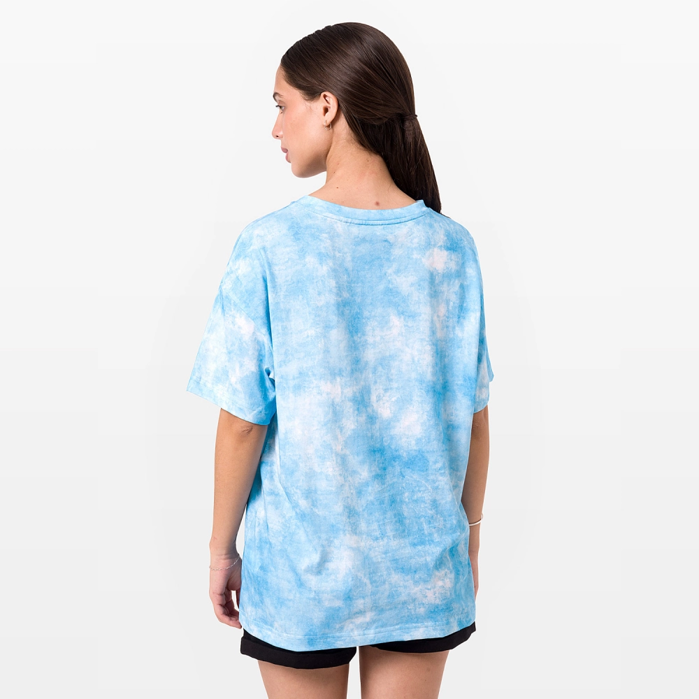 Polo Oversize Jersey M/C Menta-Disney Tie Dye Celeste | Squeeze
