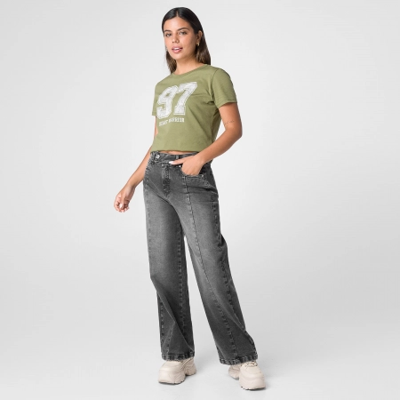 Pantalon Momfit Denim Ring T.Alt Noriega 6 T. Cristal Full